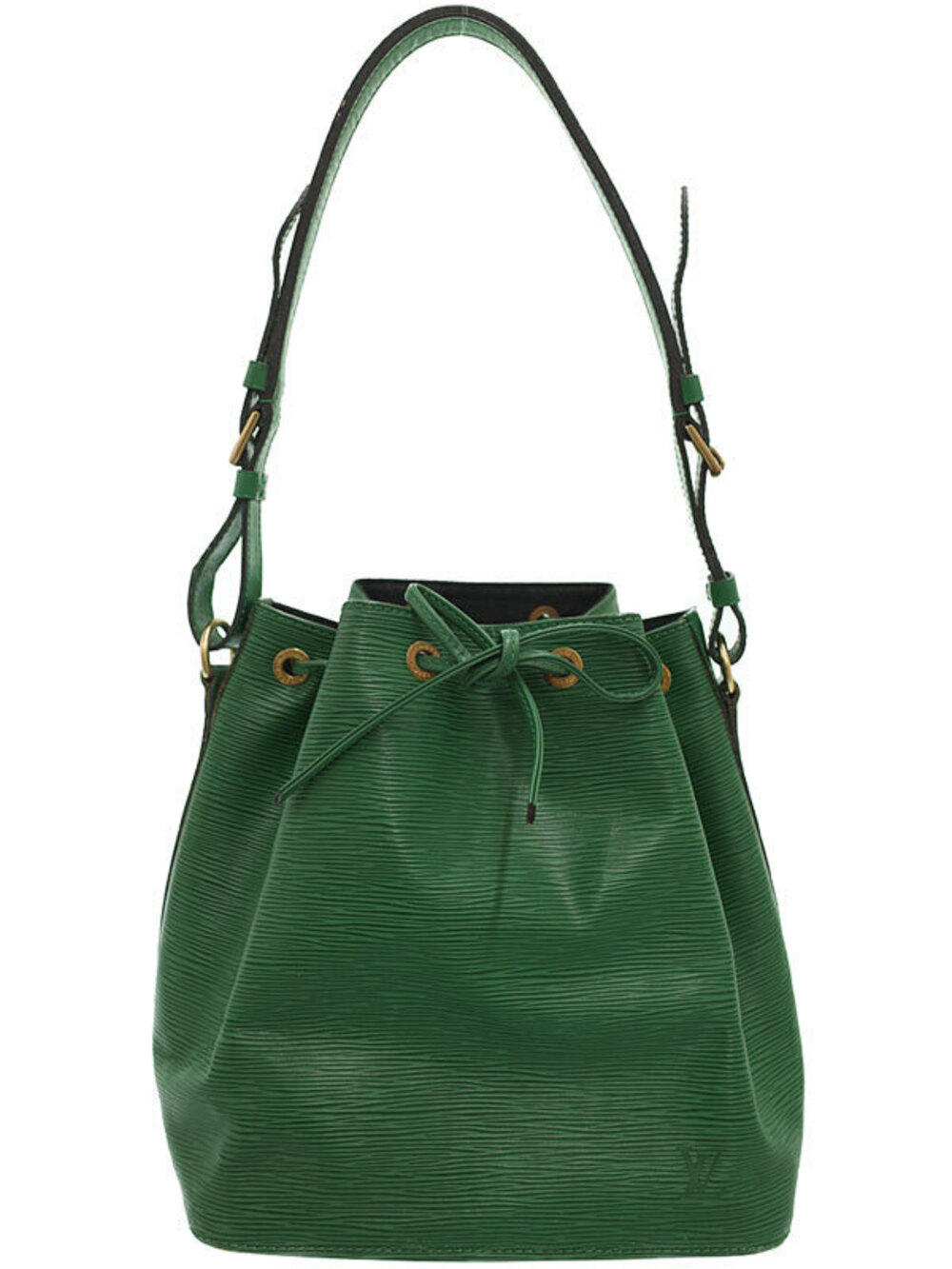 Louis Vuitton Noe Epi Shoulder Bag Leather Green